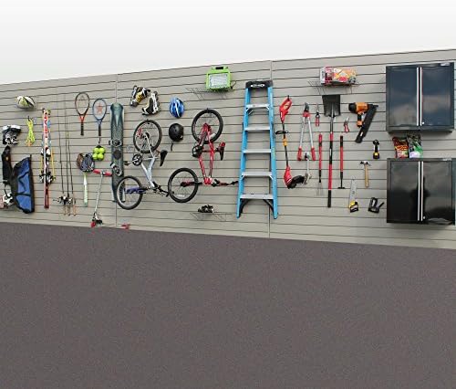 Proslat 88109 Heavy Duty PVC Slatwall Garage Organizer, 8-Feet by 4-Feet Section - Image 2