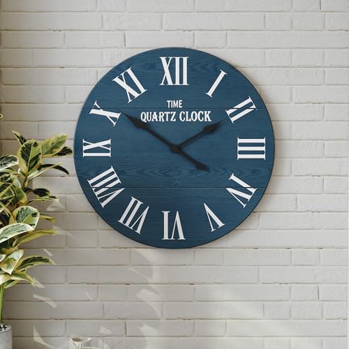 ARTPOWER 24” Large Farmhouse Wall Clock by PowerofArtBetterforLife