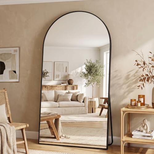 86"x46" Arched Full Length Mirror, Large Floor Mirror - Image 3
