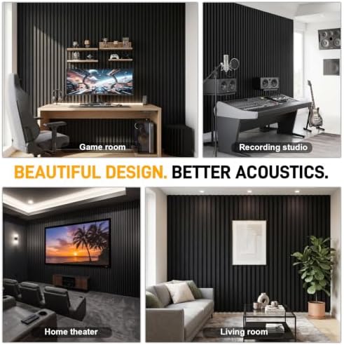 12 PCS Dual-Layer 0.72" Thickened Acoustic Wall Panels 47.2"x23.6" - Image 6