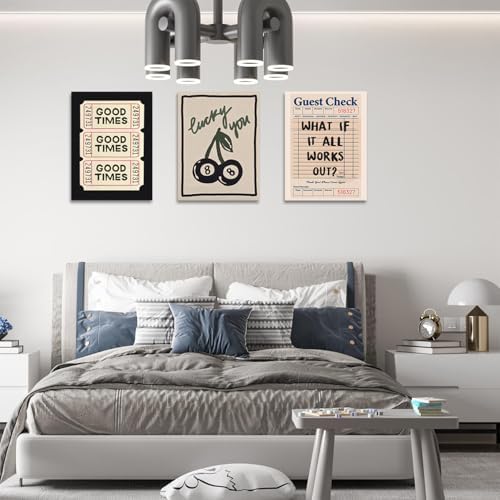 Framed What If It All Works Out Quote Wall Art Set of 3 16x24 In - Image 2