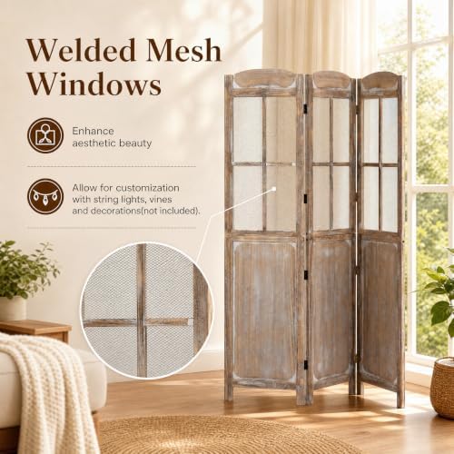 GIANTEX 3 Panel Folding Room Divider - Image 6
