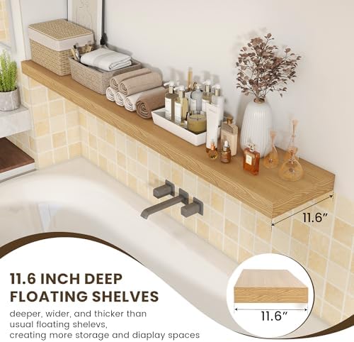 FLYJOE 72 Inch Floating Shelf - Image 4