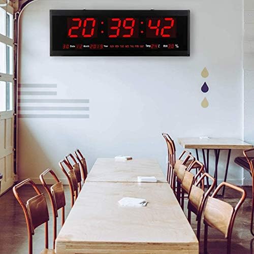 Rsobl 21.6 Inch Oversized LED Digital Wall Clock Large Display - Image 3