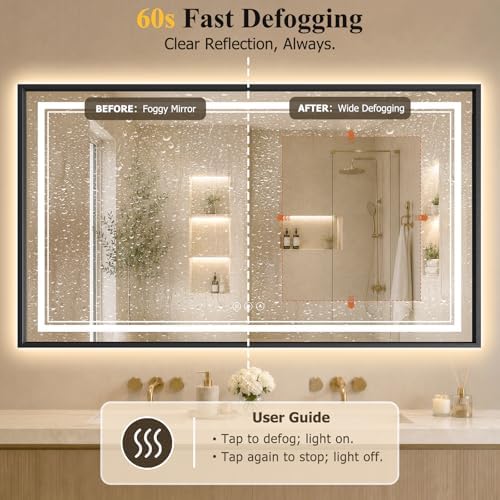 36"x60" LED Bathroom Mirror - Image 5