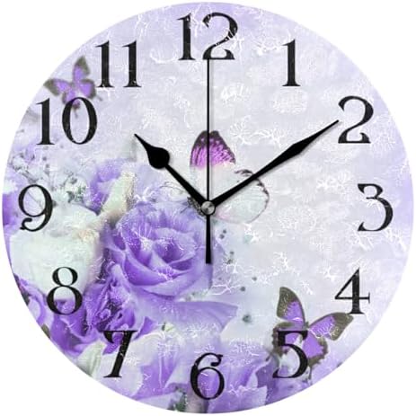 Butterfly Wall Clock by MFTJYO