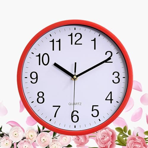 Wall Clock Large, Nonticking Decorative Classic Wall Clock Decorative, Battery - Image 4