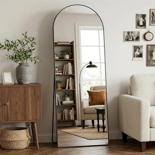 58"x18" Arched Full Length Mirror, Full Body Mirror by Furnbar