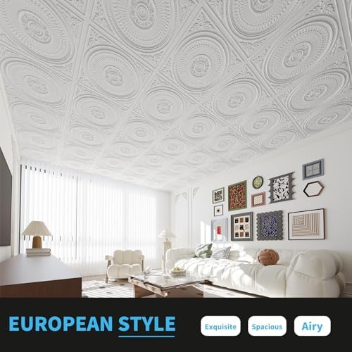 Art3d 24-Pack 2 x 2 ft Drop Ceiling Tiles - Image 2