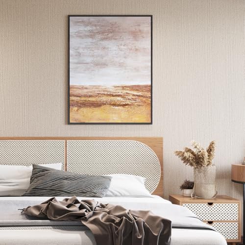 Haimin Fabric Wallpaper 24" x 393" Peel and Stick Textured Contact Paper - Image 4