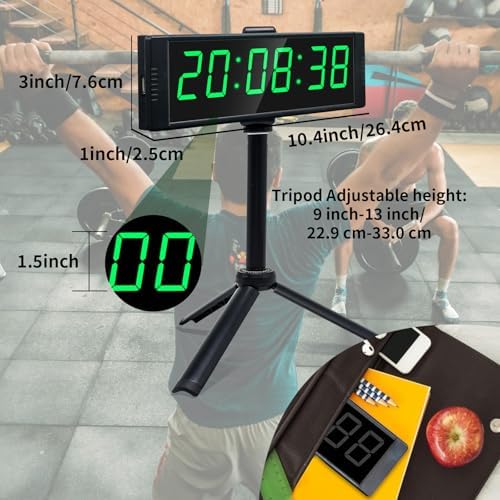 YZ Gym Timer Clock for Home Gym, Fitness Timer - Image 5