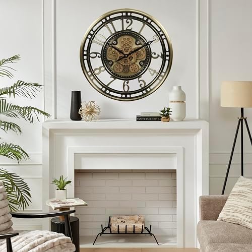 CLXEAST 21" Large Moving Gear Wall Clock - Image 5