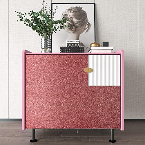 VEELIKE Shimmer Rose Gold Glitter Wallpaper Roll 15.7''x354'' Peel and Stick - Image 5