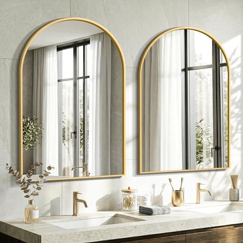 AMOISE Arched Bathroom Mirror for wall - Image 4