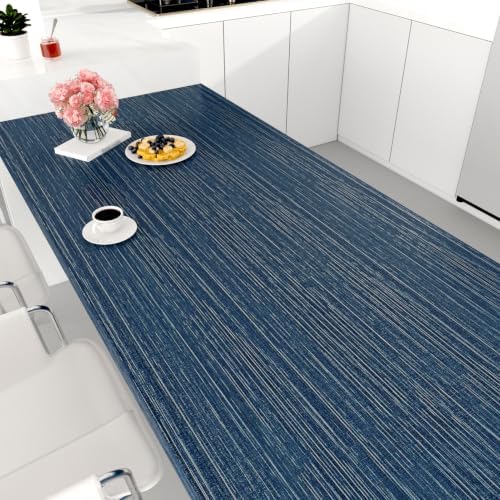 Wallercity Blue/WhiteGrasscloth Textured Wallpaper - Image 2