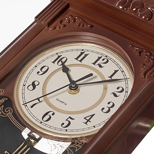 Clockswise Vintage Grandfather-Style Wall Clock - Image 5