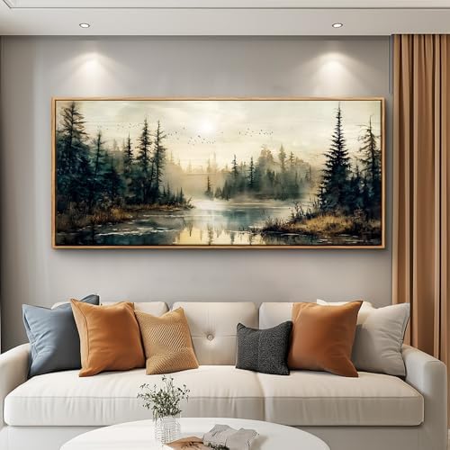 FUHAIHUA Wood Framed Large Wall Decor - Image 2