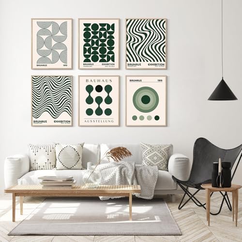 Habseligkeit Green Wall Art Prints, Absteact Room Decor, Posters - Image 2