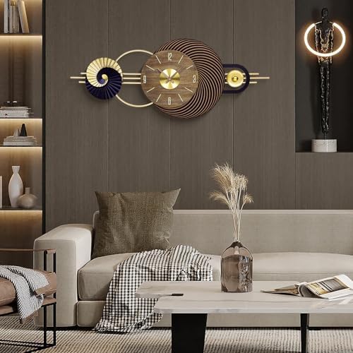 39x16 Inch Oversized Wall Clock Battery Operated, Modern Statement Decor - Image 6