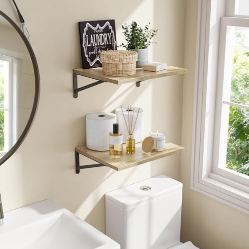 Fixwal 2pcs 11.8 in Deep Floating Shelves - Image 2
