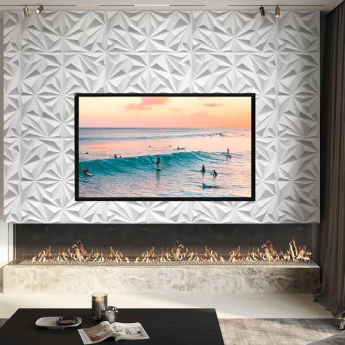 STICKGOO 3D Wall Panels Diamond, 33 Pack - Image 2