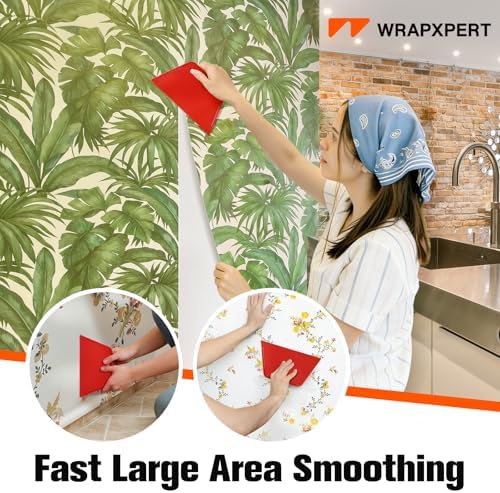 WRAPXPERT Wallpaper Tools, Wallpaper Smoothing Tool Kits, Peel and Stick - Image 4