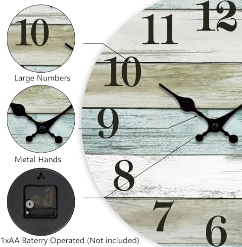 Large Wall Clock Battery Operated - Image 4