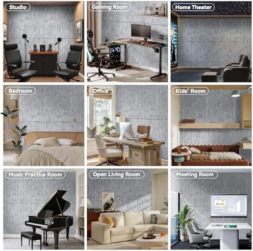 V-Groove Slatted Acoustic Wall Panels 31.2 Sq Ft - Image 6