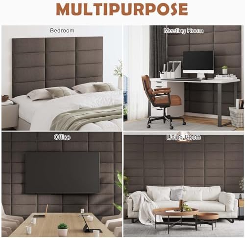 IFNOW Wall Mounted Headboard, Peel and Stick Panels - Image 6