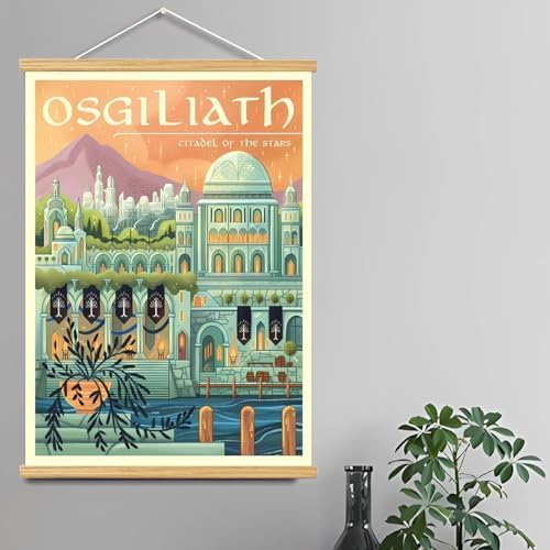 Middle Earth Landscape Wall Art Prints Canvas PaintingFantasy Posters, Wall - Image 2