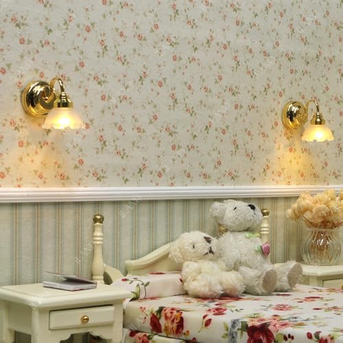 iLAND Dollhouse Wallpaper Thick 1/6 1/12 Scale Accessories Doll House Decor - Image 5