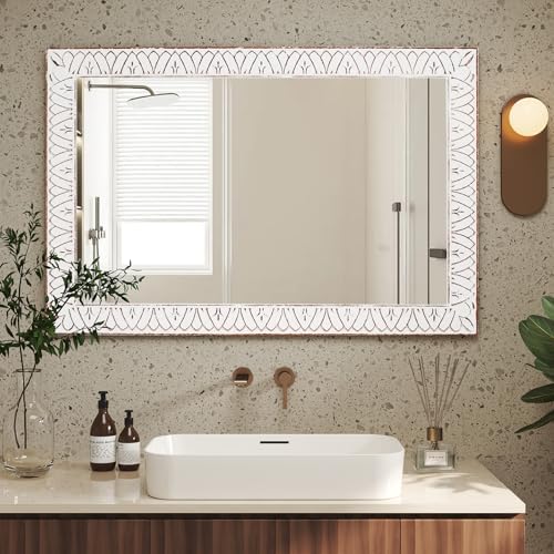36x24 Inch Farmhouse Rectangle Wall Mirrors - Image 5