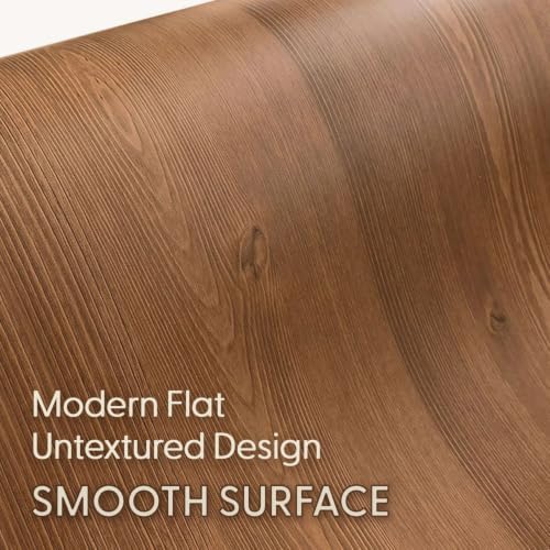 Brown Wood Grain Contact Paper, 17.3" x 118" Peel and Stick Wallpaper, - Image 2