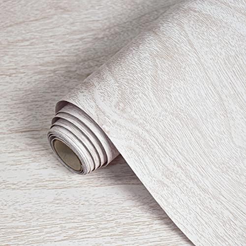 White Wood Wallpaper Wood Grain Contact Paper by VisitTheLativo
