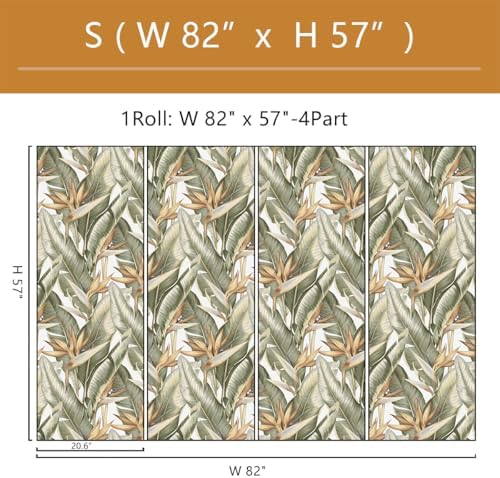 Green Banana Leaf Wallpaper Peel and Stick - Image 4