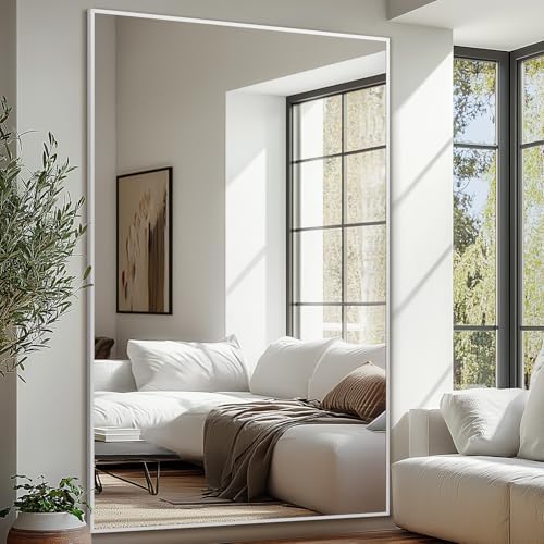 MELOMOIR 44"x72" Oversized Floor Mirror, Free Standing Leaning or Hanging - Image 2