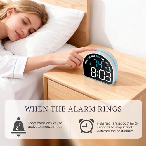 Heavy Sleeper Alarm Clock: Super Loud Alarm & Gentle Wake-Up Light - Image 5