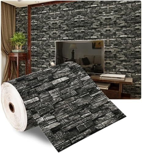 ECYC Ltd 3D Foam Brick Wall Panels, Faux Brick Peel and Stick 3D Foam Wallpaper - Image 2