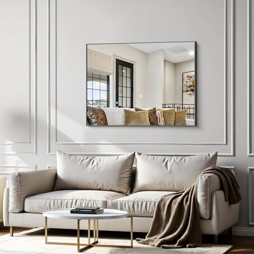 36x48 Inch Black Rectangle Mirrors - Image 6