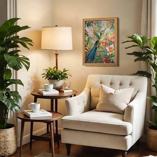 Framed Vintage 3D Textured Wall Art - Image 2