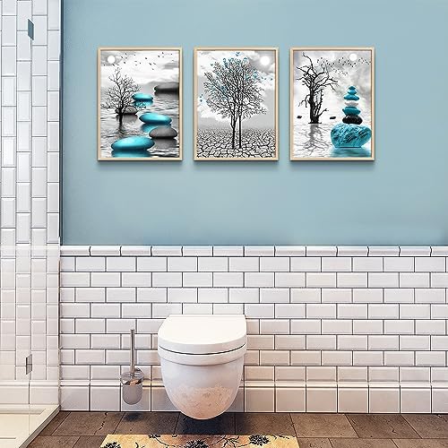 Natural Wood Framed Canvas Wall Art - Image 5