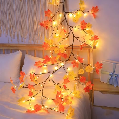 Maple Leaf LED Tree Branch Lights - Image 2