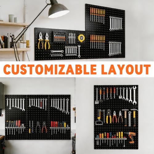 Ultrawall Metal Pegboard Panels, Pegboard Wall Organizer - Image 4