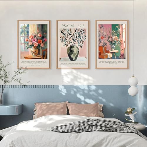 FWIEXA Christian Bible Verse Canvas Wall Art Set, Easter 3 Piece Religious - Image 4
