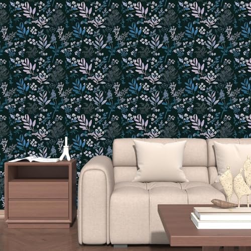 Laatse Vintage Floral Peel and Stick Wallpaper 17.5'' x 118'' - Image 3