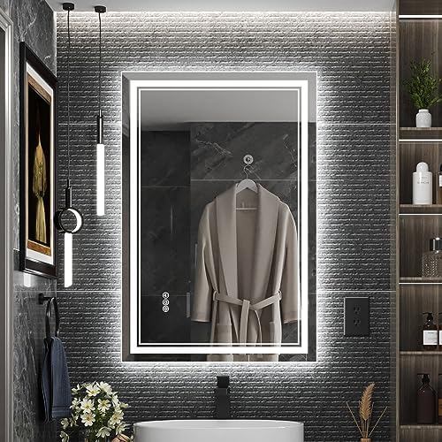 Ratsamee 24"x36" LED Bathroom Mirror by RATSAMEE