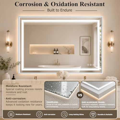 36"x48" LED Bathroom Mirror - Image 2