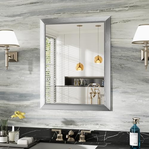 Briivue Bathroom Wall Mirror, 24x30 Inch by Briivuemodernmirrors