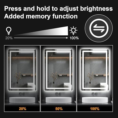 TRAHOME LED Bathroom Vanity Mirror - Image 4