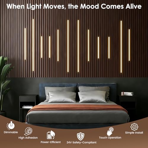 Slat Wall Lights for Wood Panel-12PCS LED Recessed Lighting Kit - Image 4